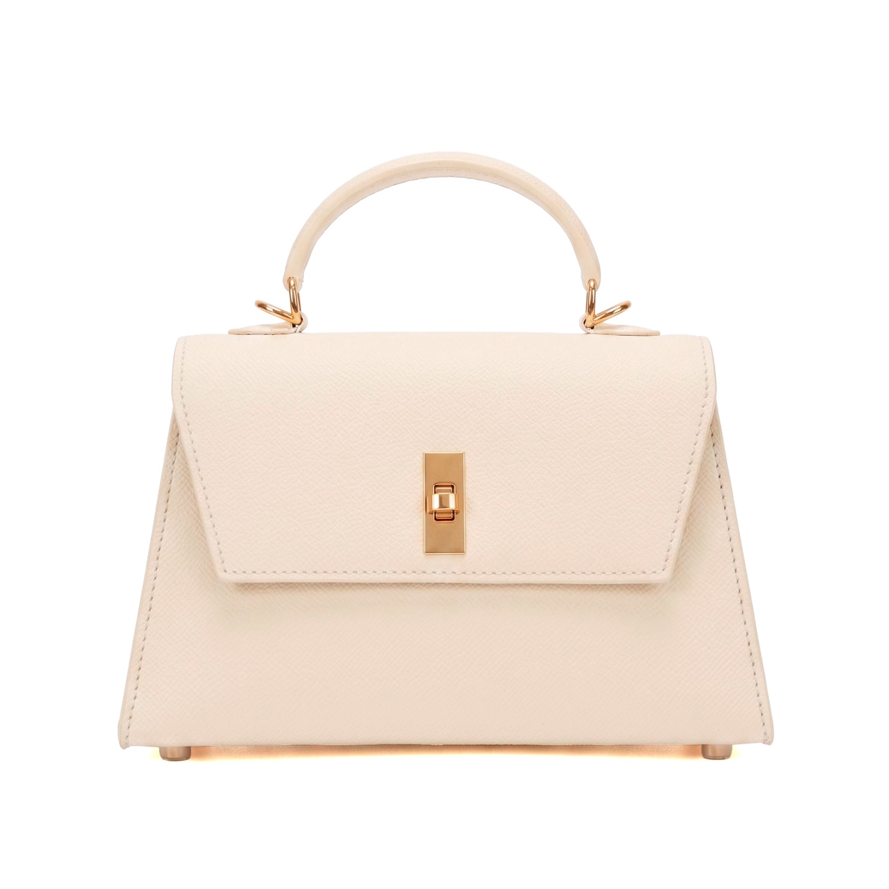 Valmio Sonira leather women's handbag - white