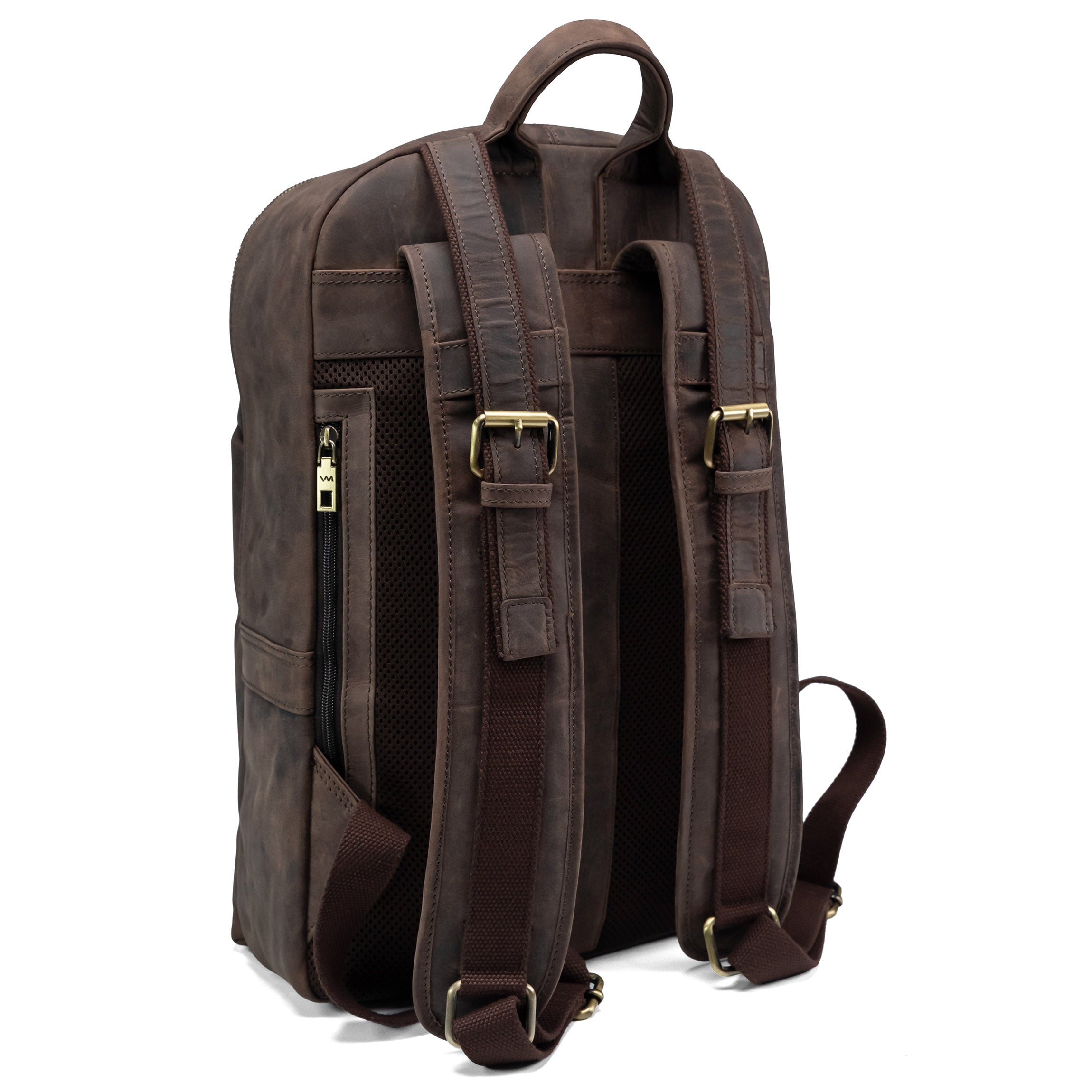 Valmio Gale Lederrucksack Braun
