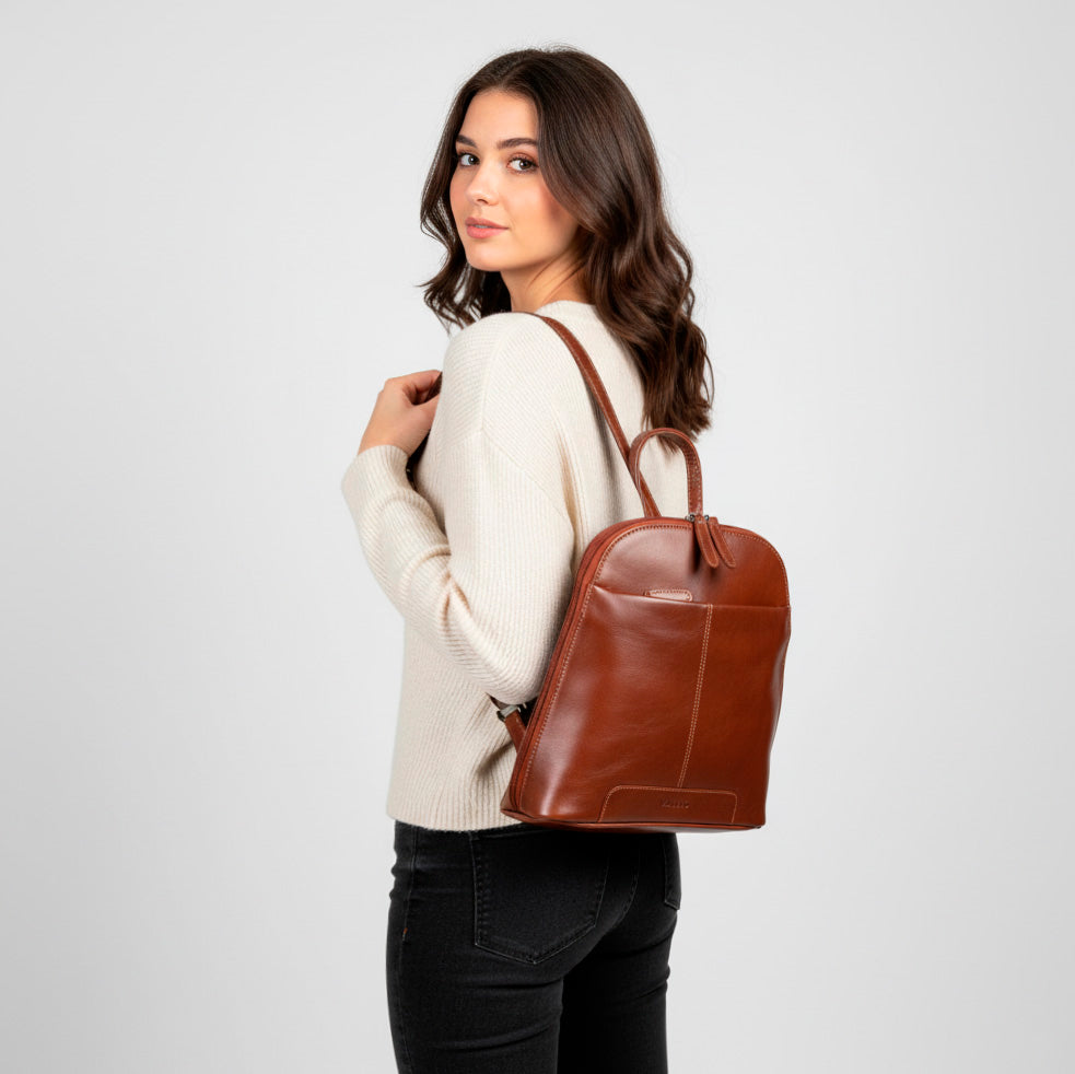 Damen-Lederrucksack Gloria