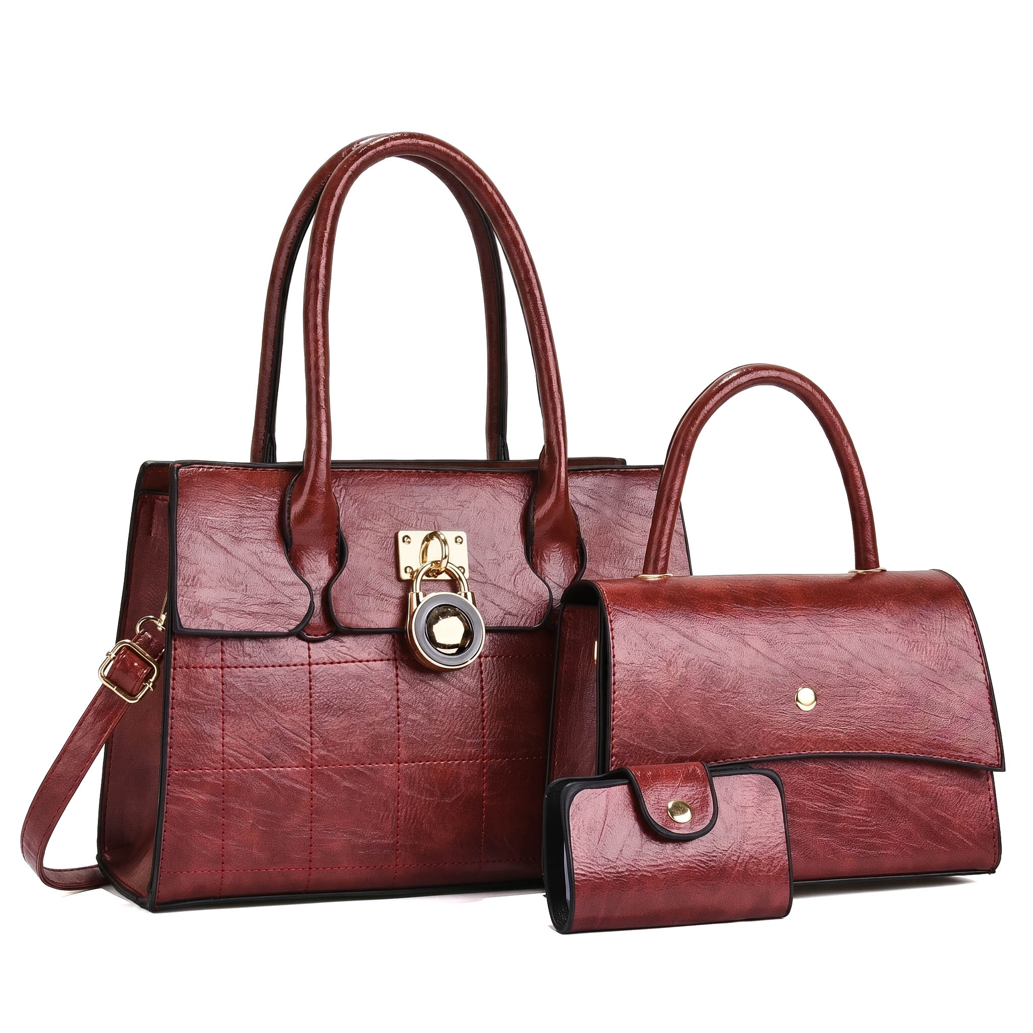 Women's handbag Valmio Linora - red