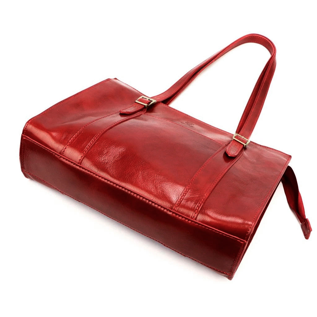 Florence 54 Rote Ledertasche