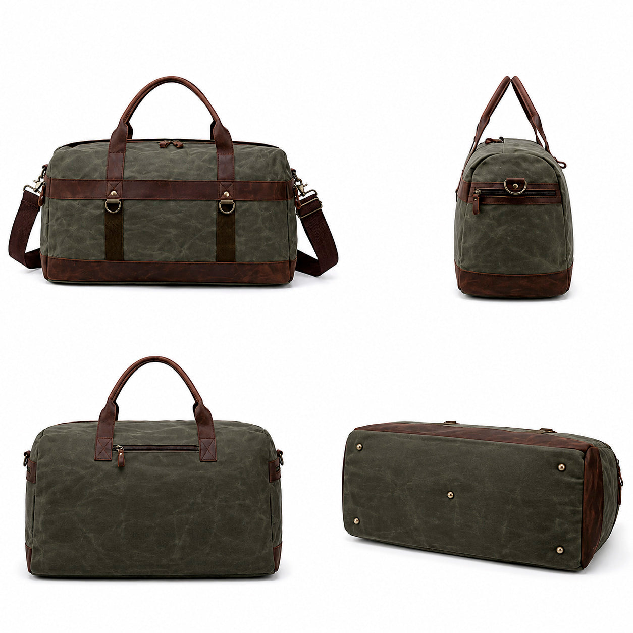 Valmio Chester Green Weekend Travel Bag
