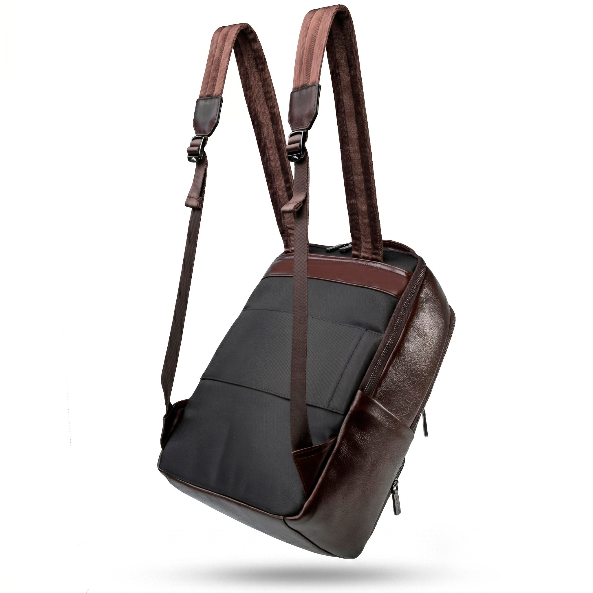 Valmio Kordon luxuriöser Leder-Rucksack - braun