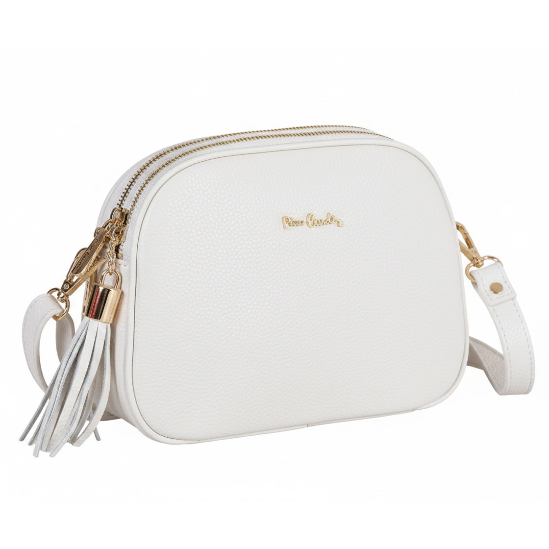 Leather bag PIERRE CARDIN 4500 White