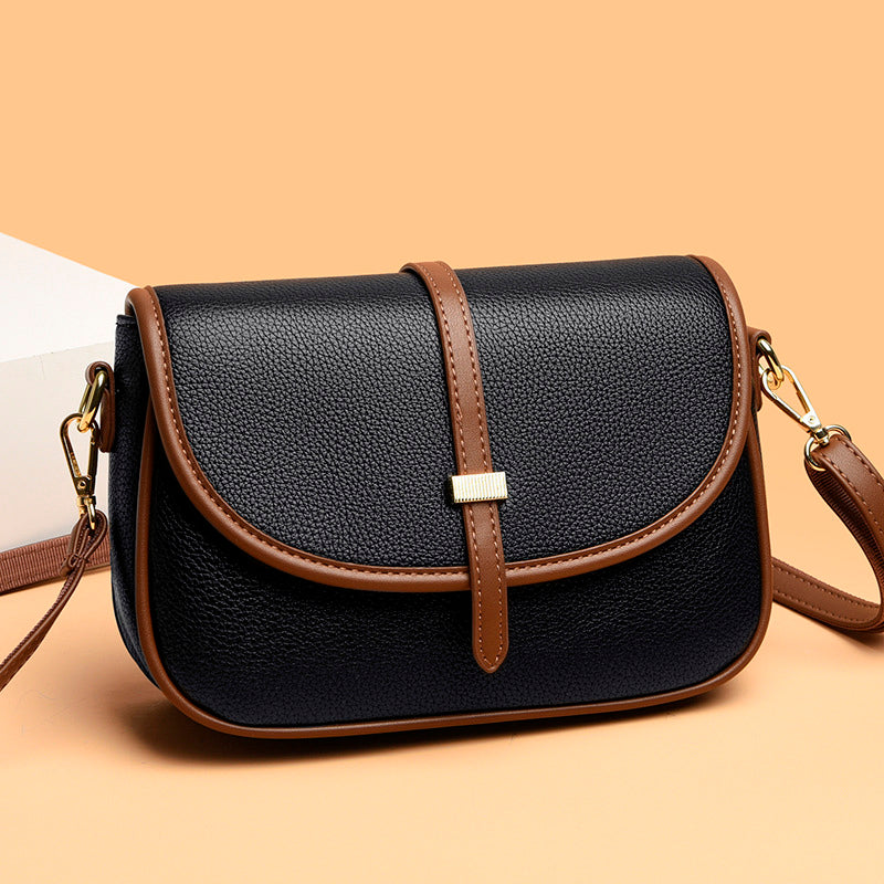 Sac femme en cuir Valmio Valina - noir