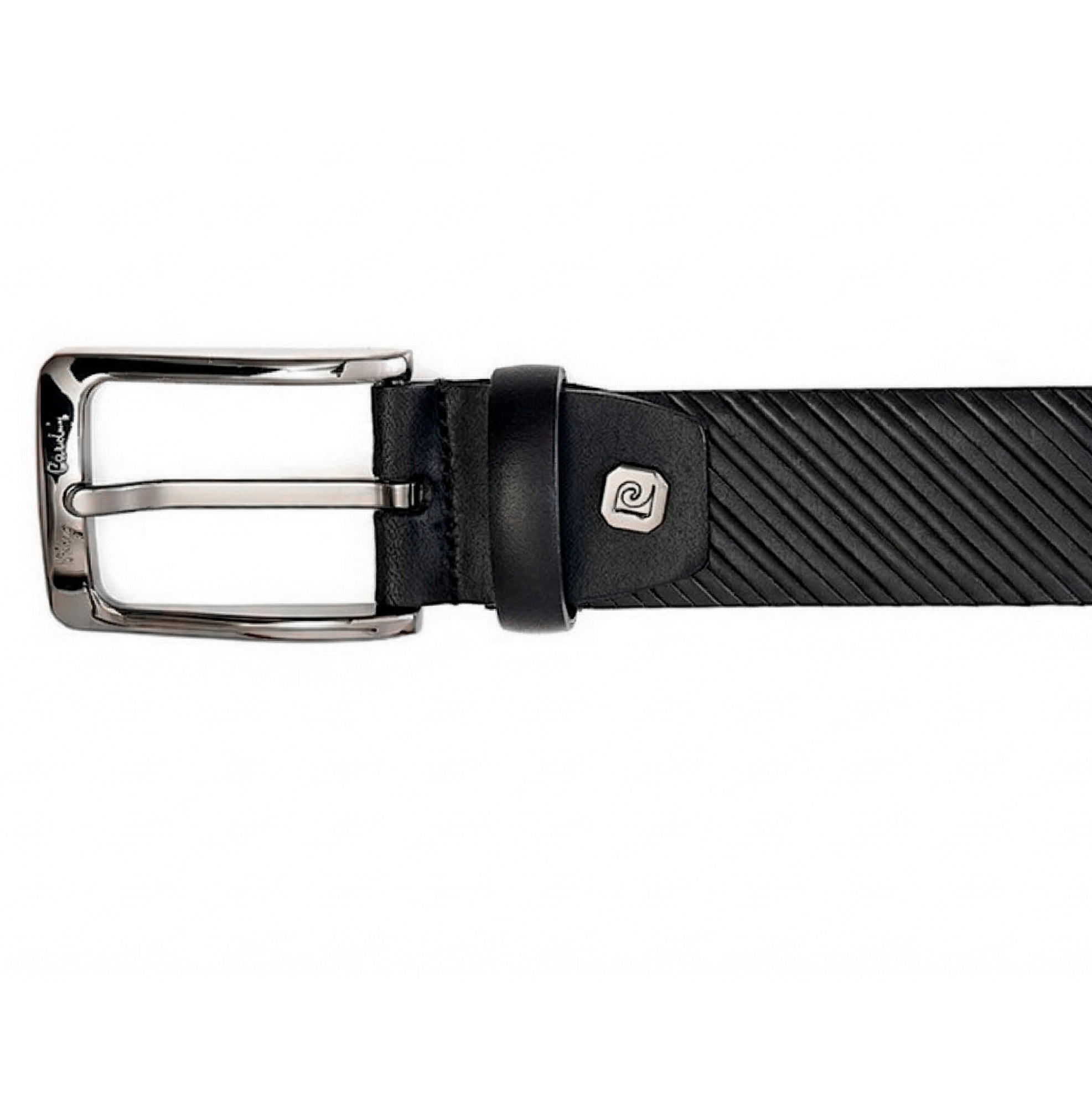 Leather belt PIERRE CARDIN GF 9009 Black