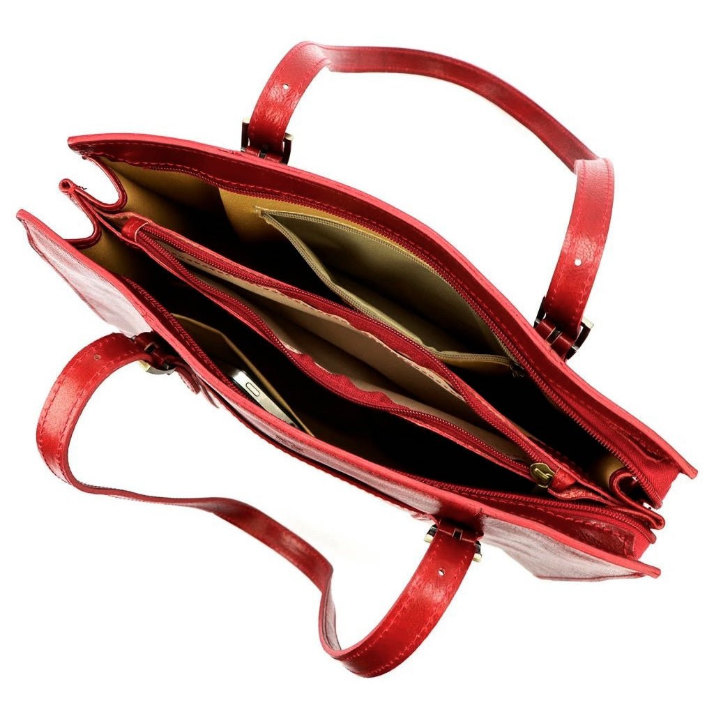 Florence 54 Rote Ledertasche