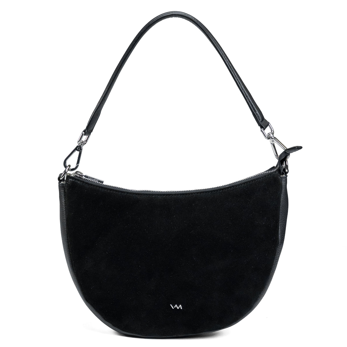 Leren crossbodytas voor dames Valmio Selena - Zwart