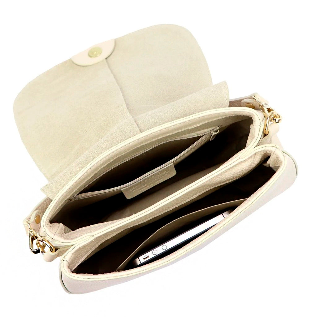 Leren damestas LUKA 24-033 Beige