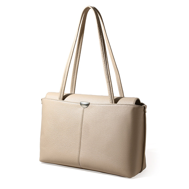 Sac à main en cuir pour femme Valmio Denora - moka