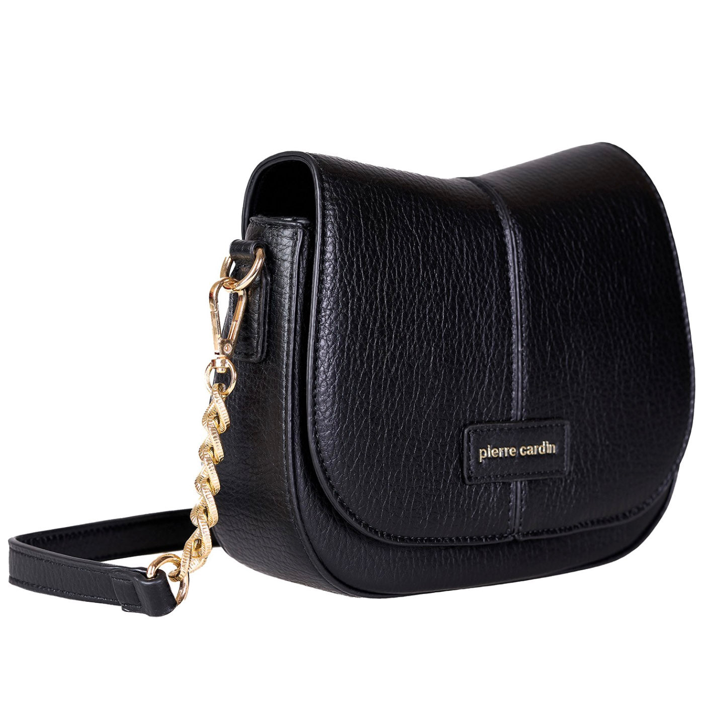 PIERRE CARDIN 6613 Black eco-leather handbag