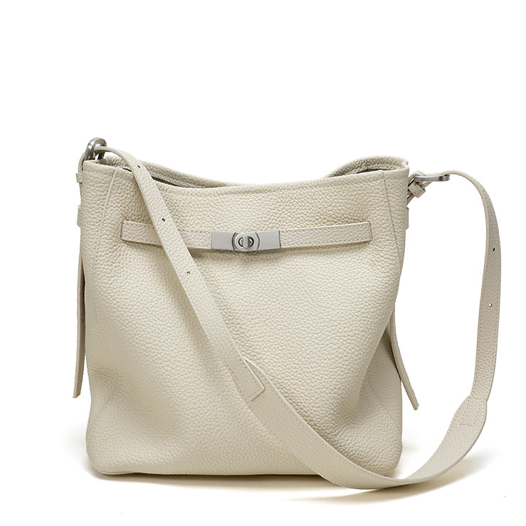 Sac à main en cuir Valmio Nolira pour femme - blanc