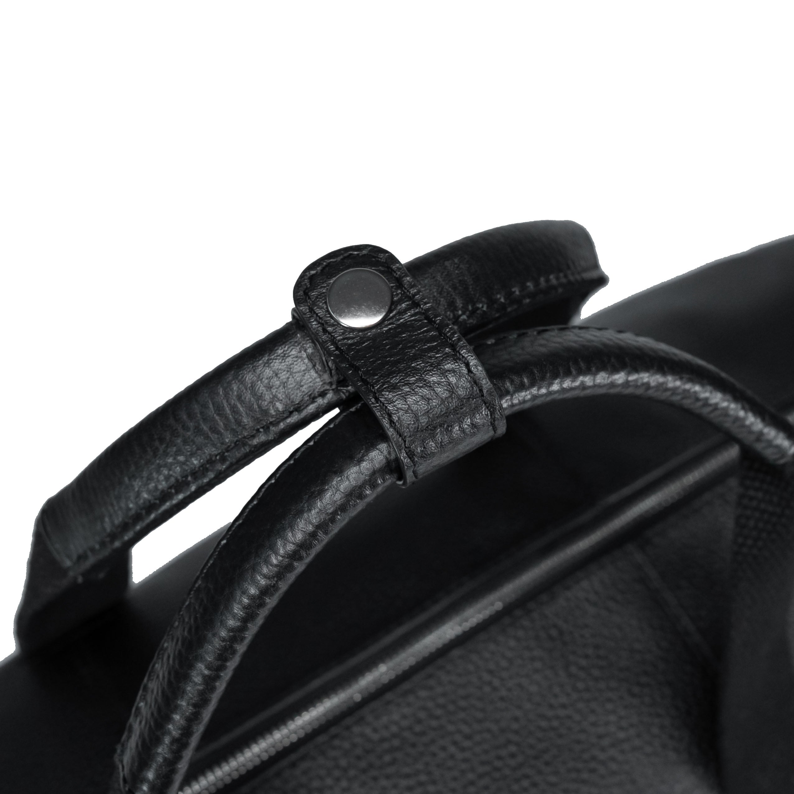 Sac de voyage en cuir Valmio Comes noir