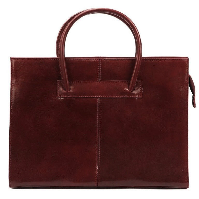 Sac à main en cuir Florence 1028 Rouge