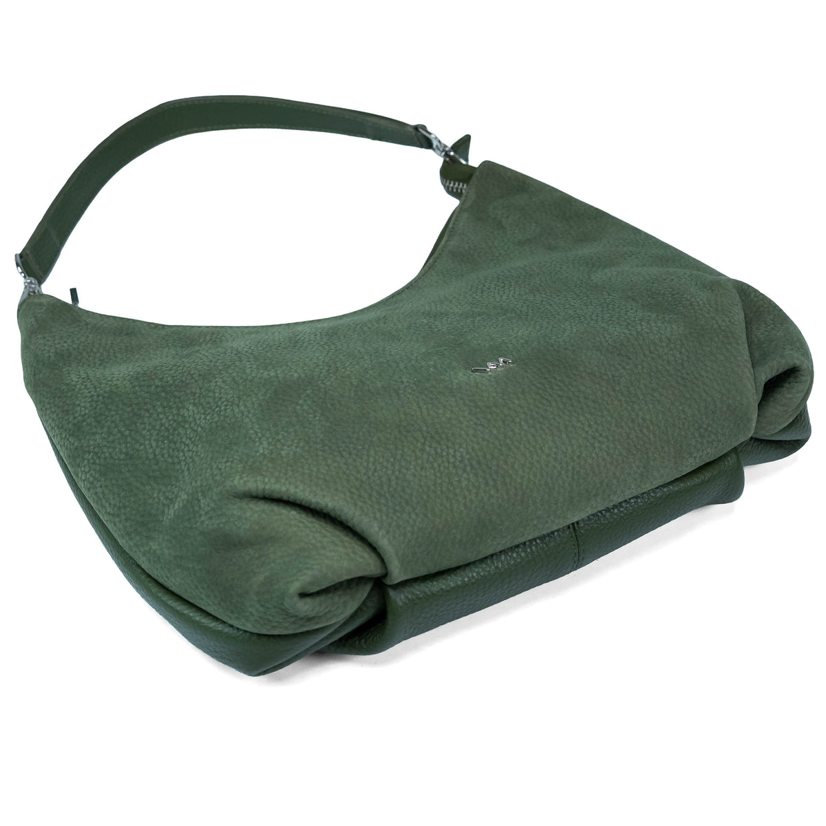 Women's Leather Shoulder Bag Valmio Elina – Light Green