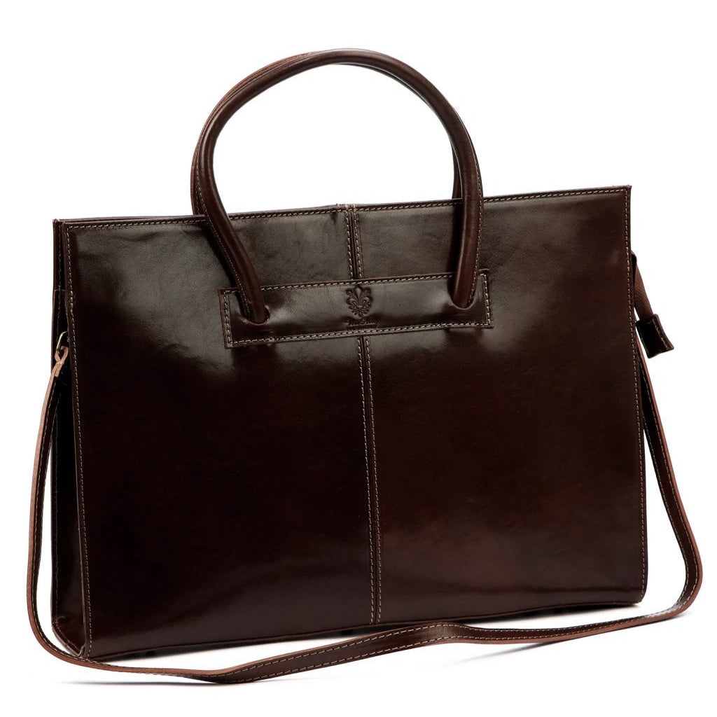 Lederhandtasche Florenz 1028 Braun