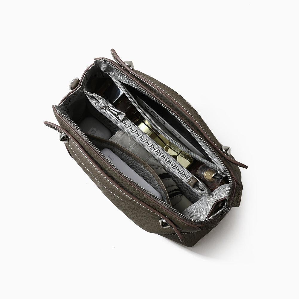 Bolso de cuero para mujer Valmio Kenora - negro