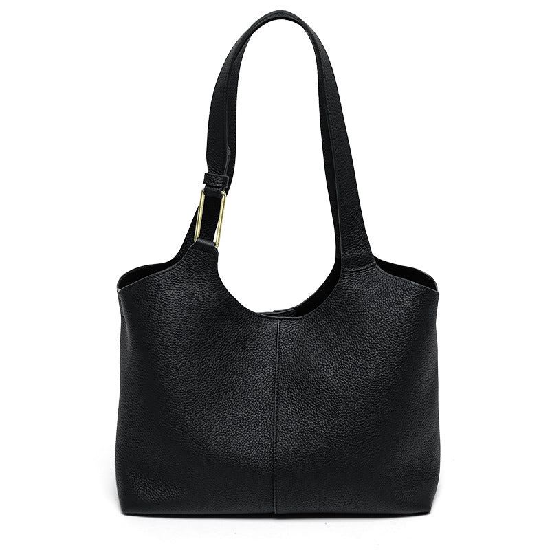 Sac à main pour femme Valmio Terina en cuir - noir