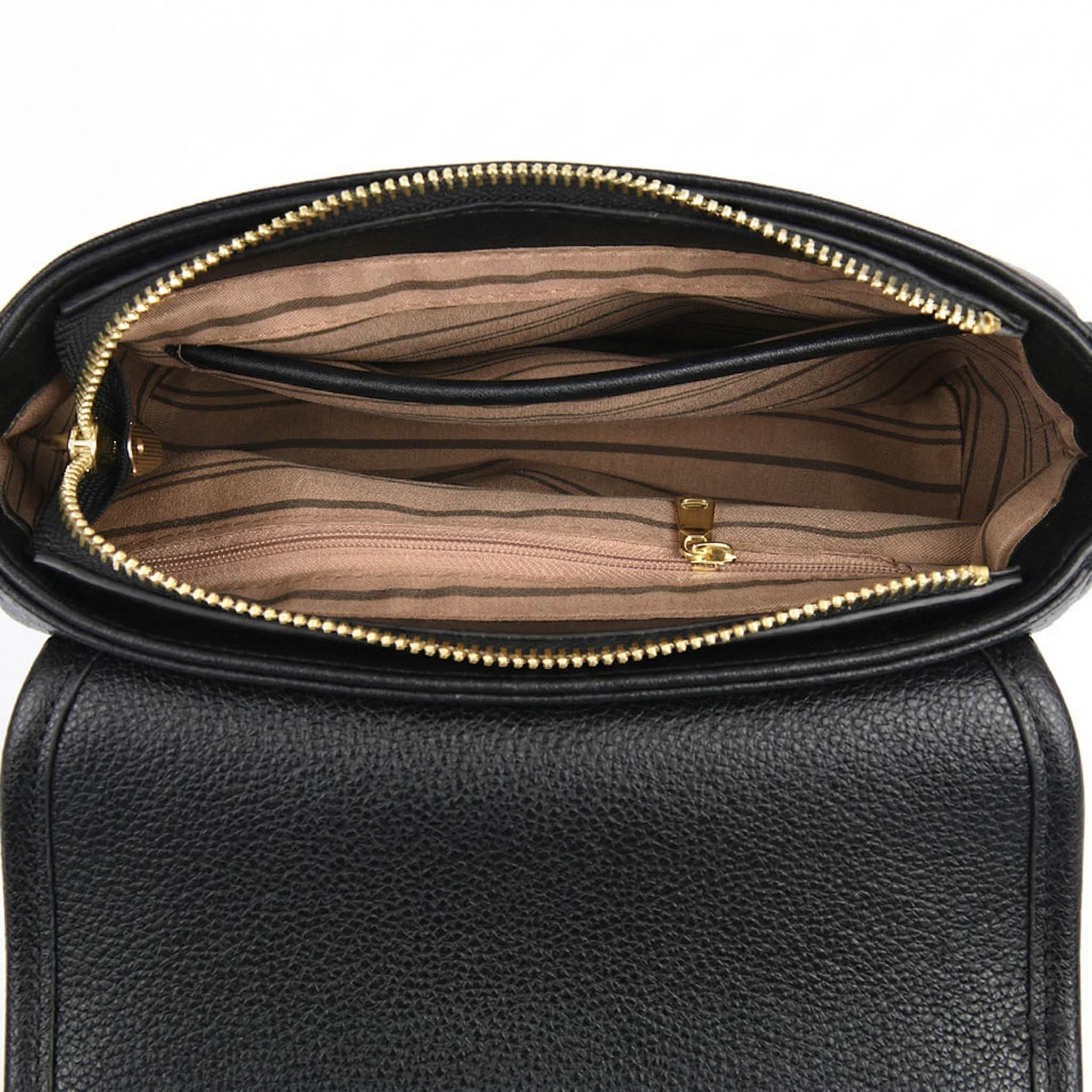 Sac femme en cuir Valmio Valina - noir