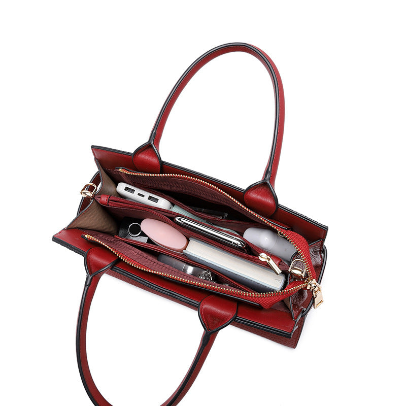 Valmio Kerina Leather Women's Bag - Red