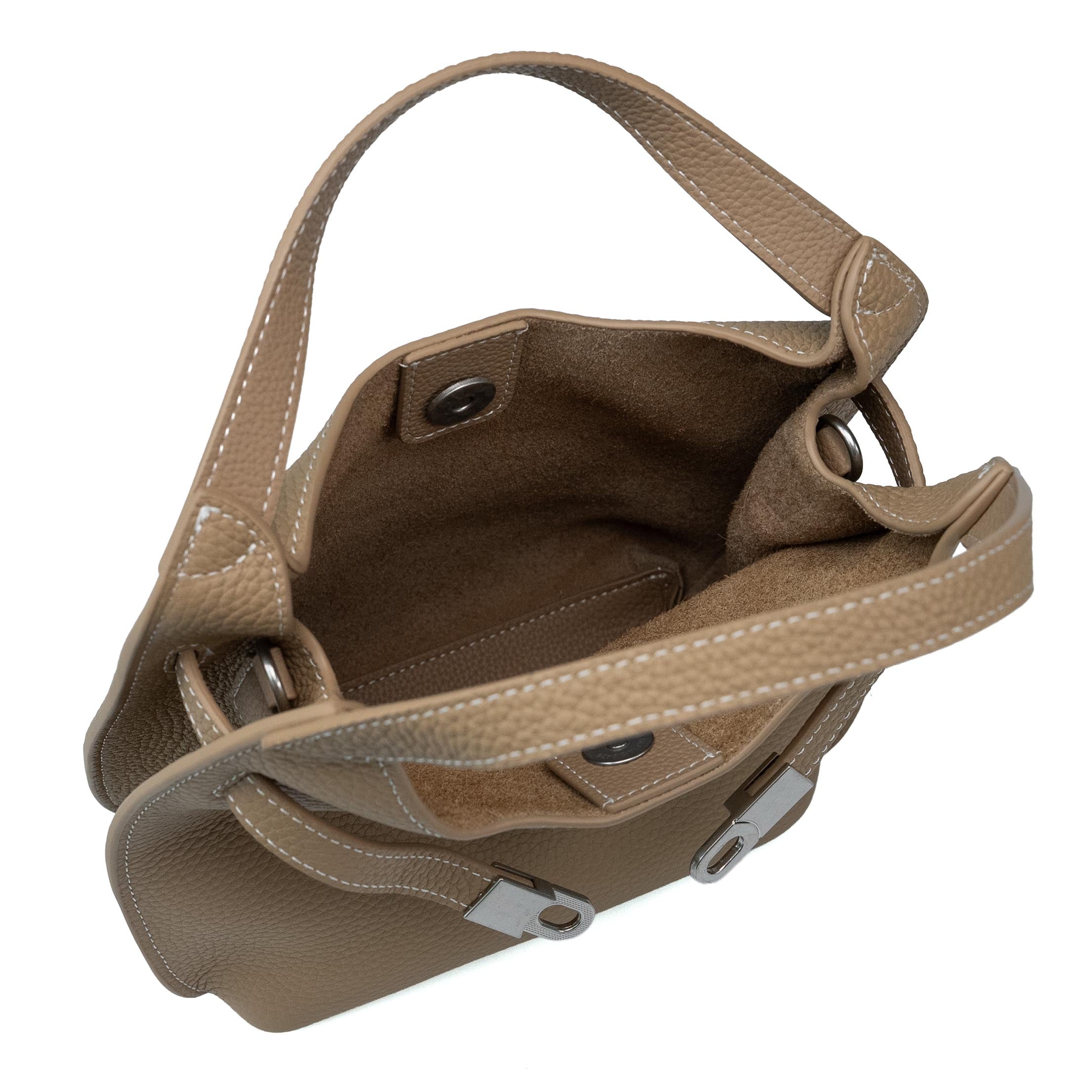 Sac à main en cuir pour femme Valmio Pinora - vert