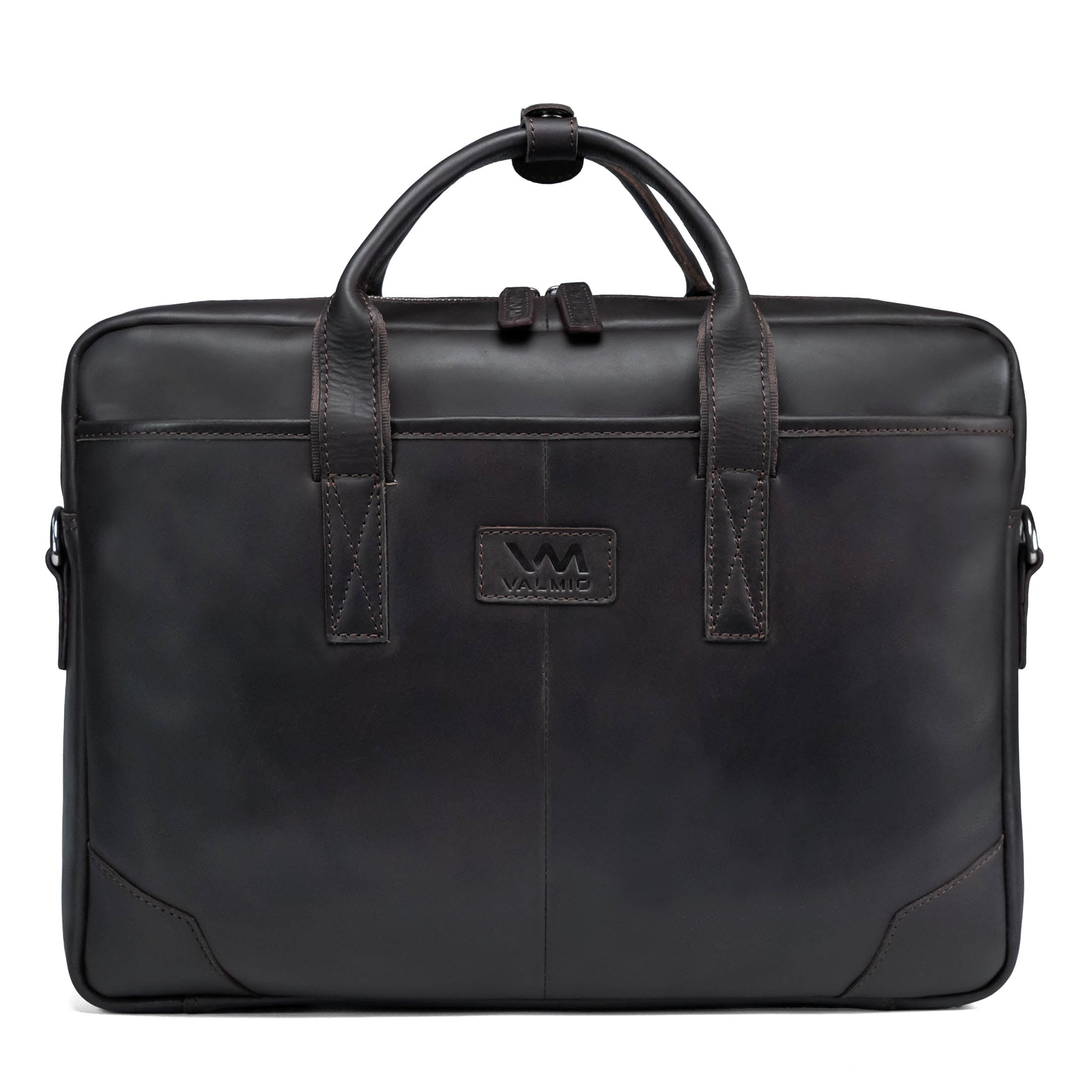 Bolso para portátil de cuero Denton 2.0