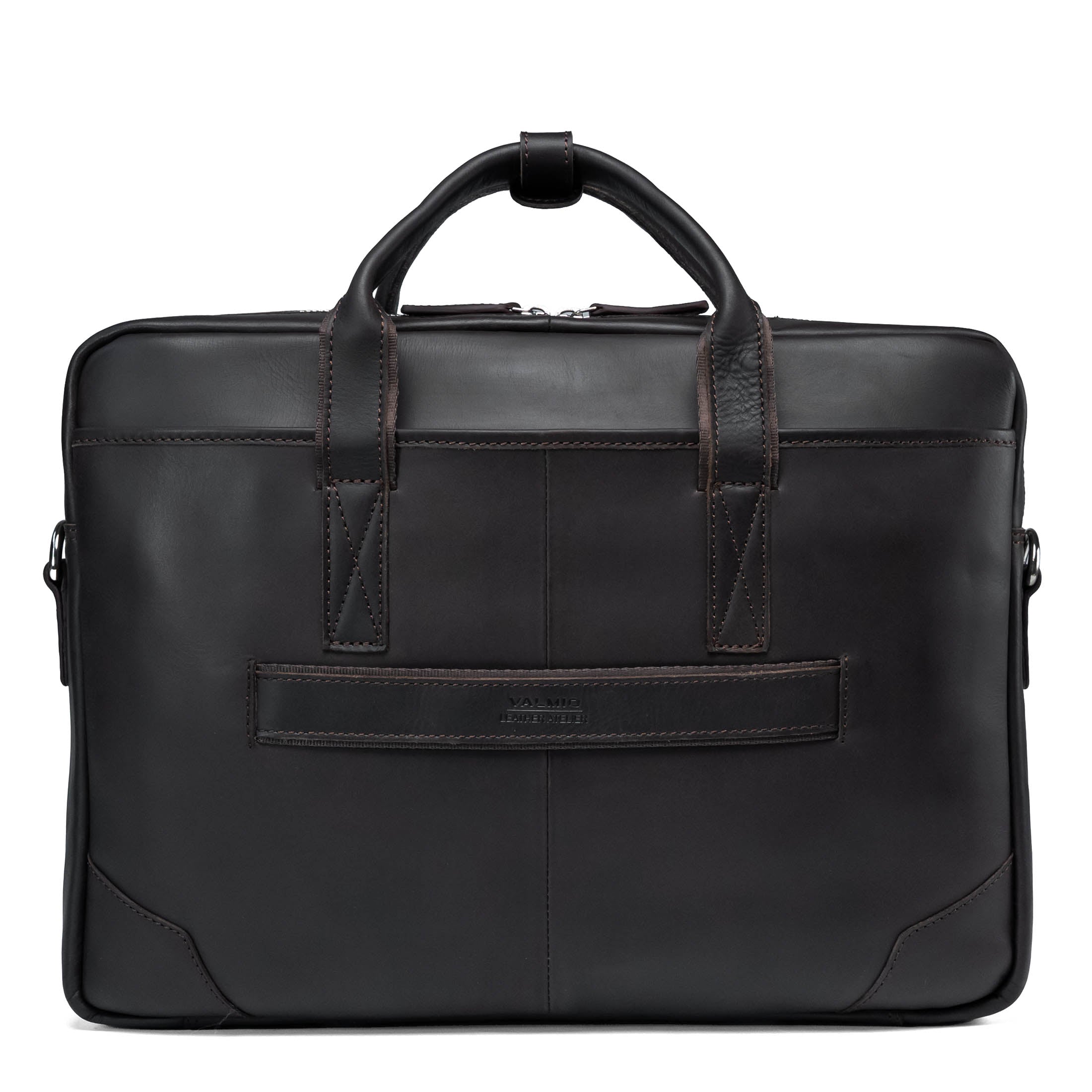 Bolso para portátil de cuero Denton 2.0