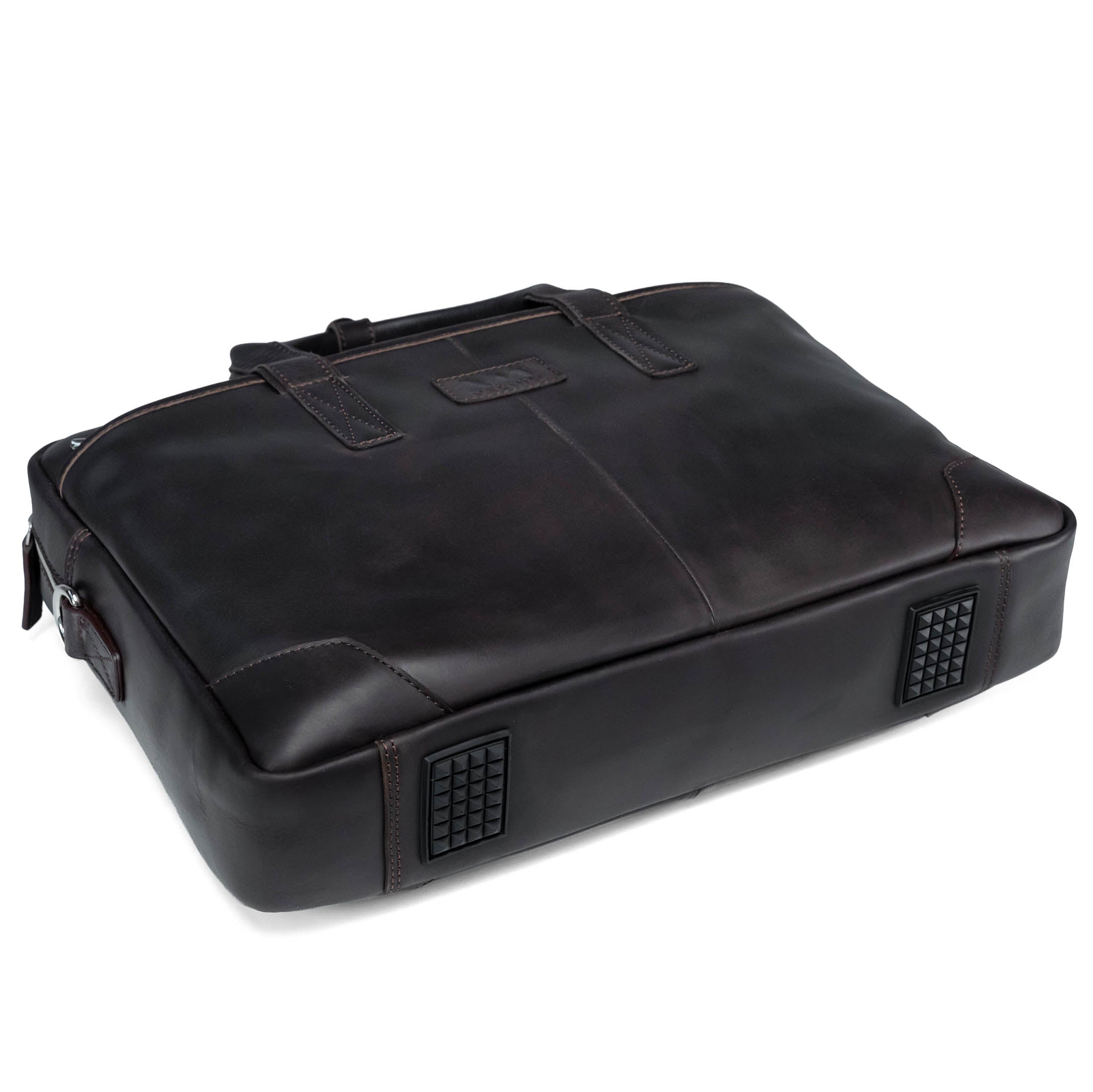 Bolso para portátil de cuero Denton 2.0