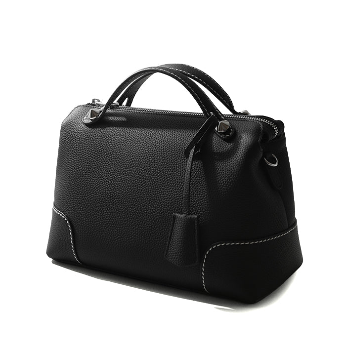 Sac à main en cuir Valmio Kenora pour femme - noir