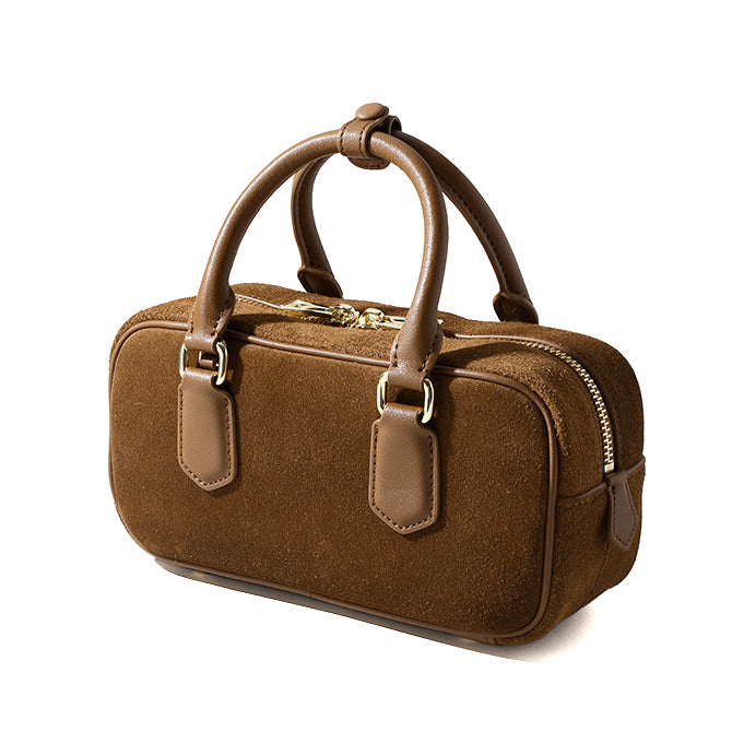 Sac à main pour femme en cuir Valmio Perina - marron