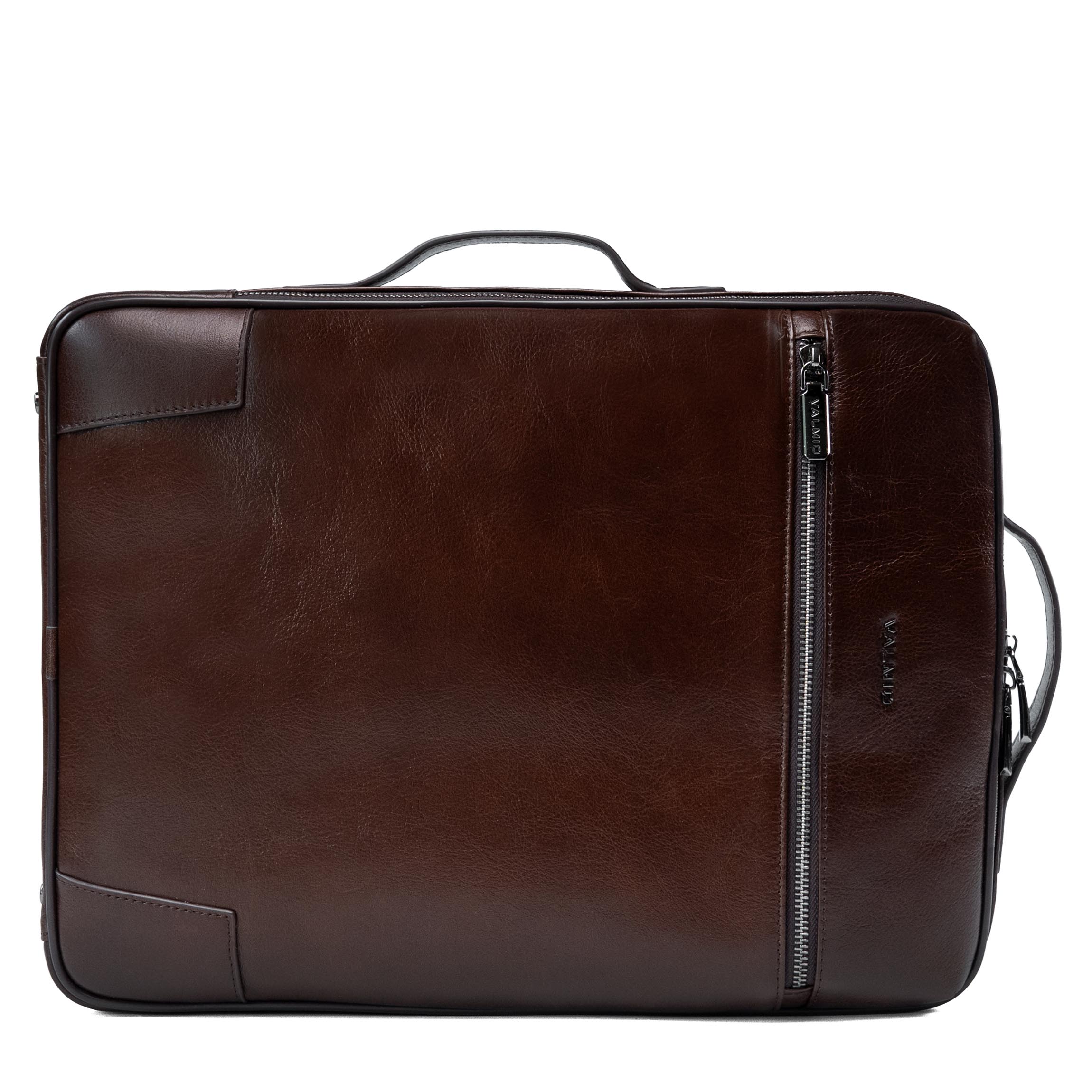 Sac à dos de luxe en cuir Valmio Ardent - marron