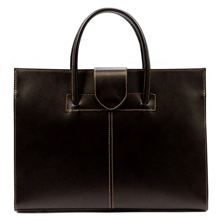 Sac à main en cuir Camilla 778 marron