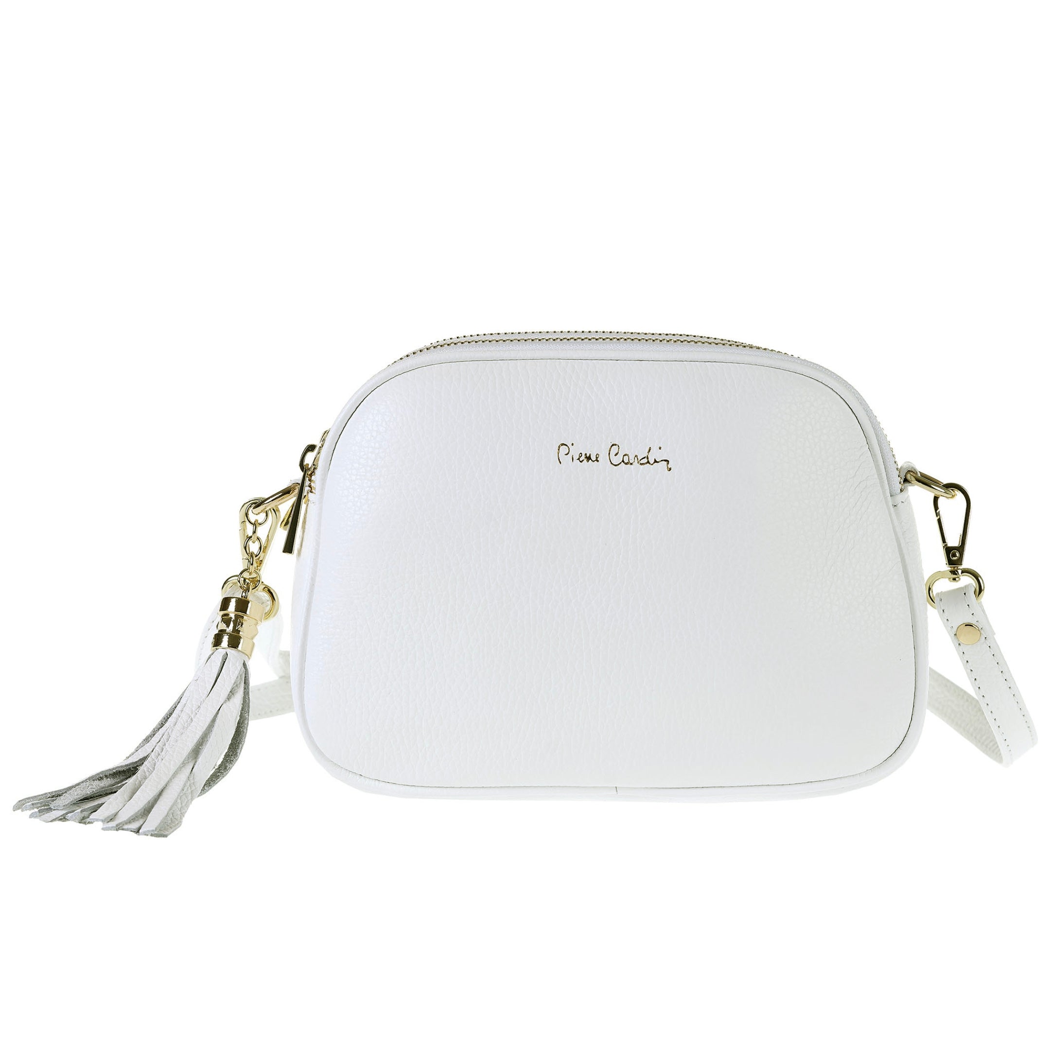 Leather bag PIERRE CARDIN 4500 White