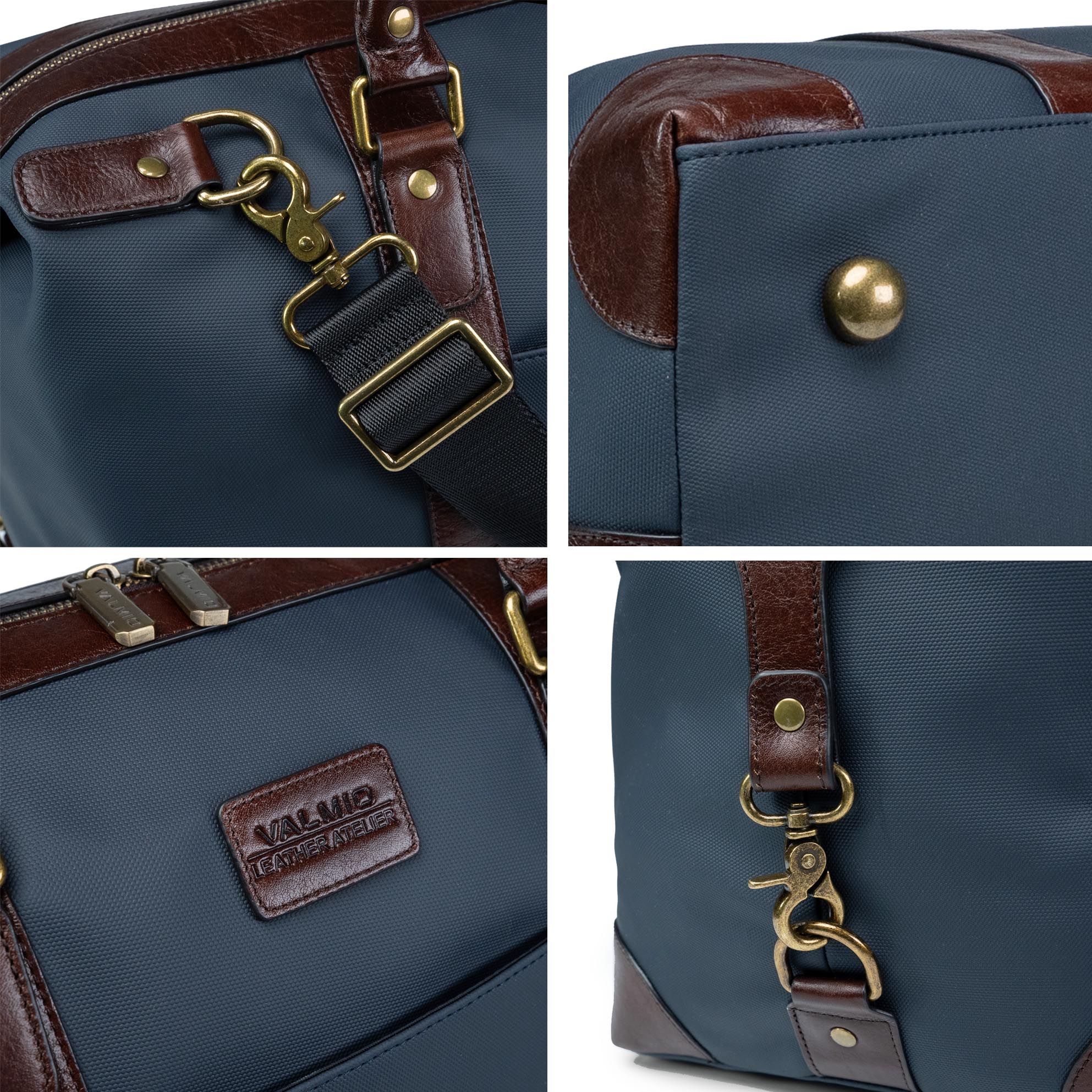 Bolsa de viaje para hombre Valmio Brenson - azul