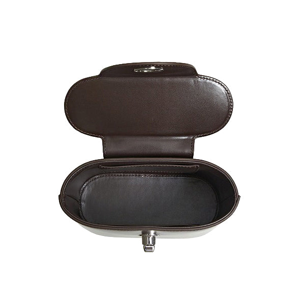 Sac à main en cuir pour femme Valmio Dinora - marron foncé