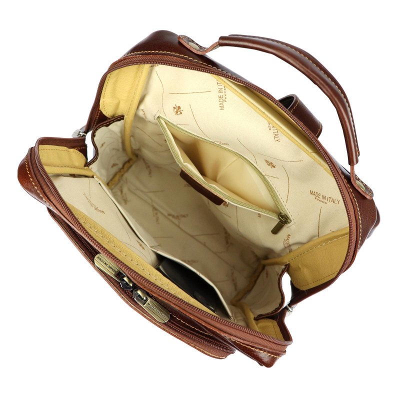 Mochila de cuero Florencia 2004 negra