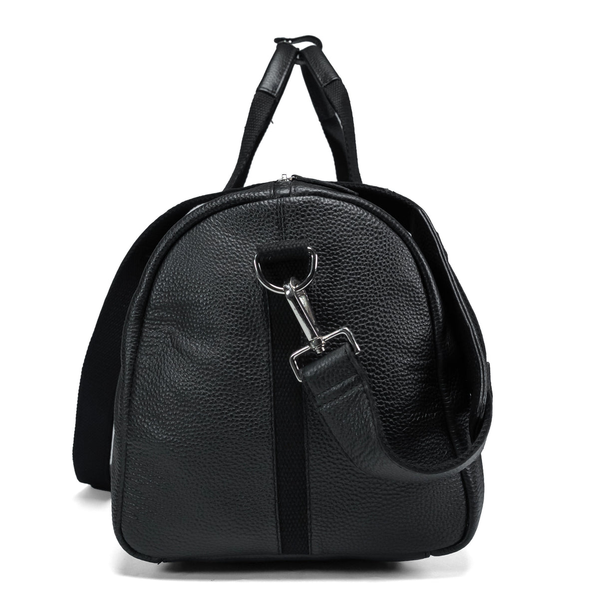 Sac de voyage en cuir Valmio Comes noir