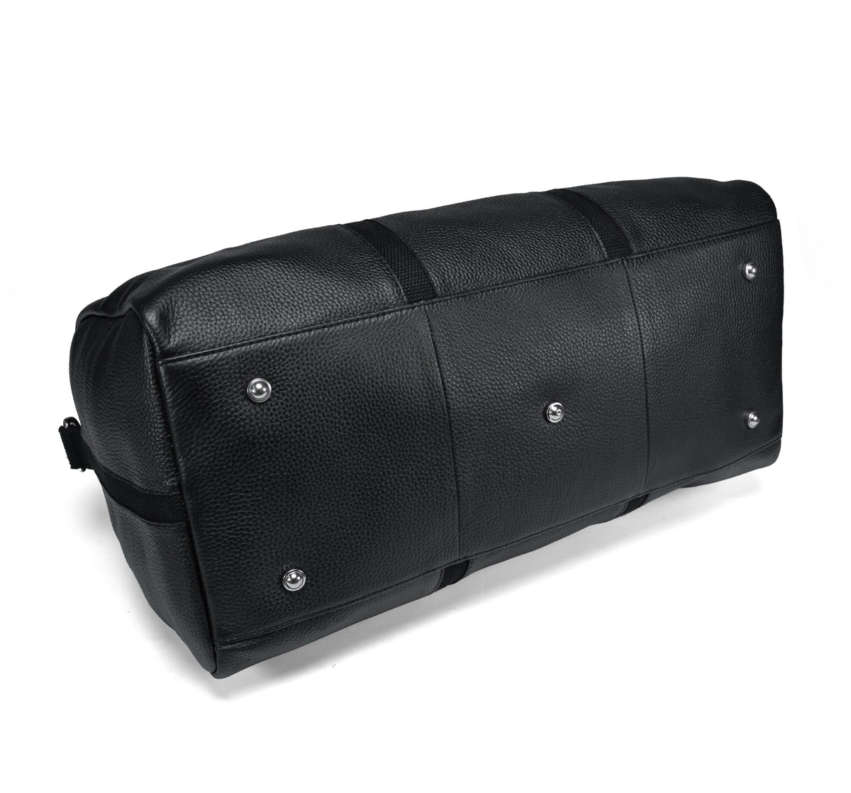Sac de voyage en cuir Valmio Comes noir