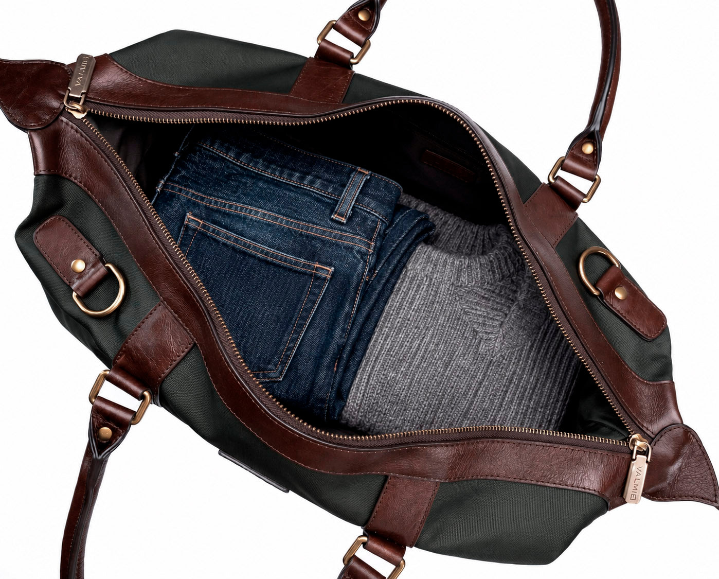 Valmio Brenson Herren-Reisetasche - grün