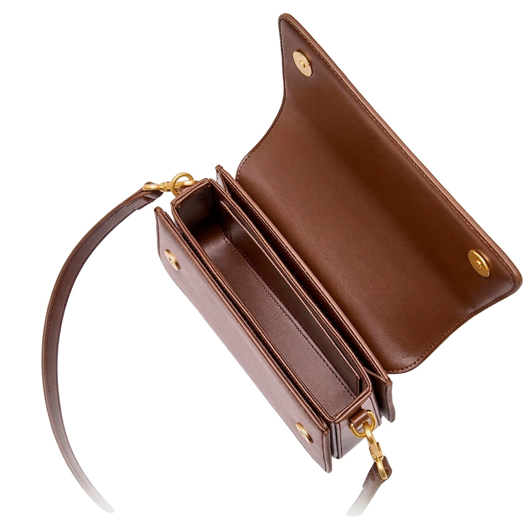 Bolso de cuero para mujer Valmio Venora - negro
