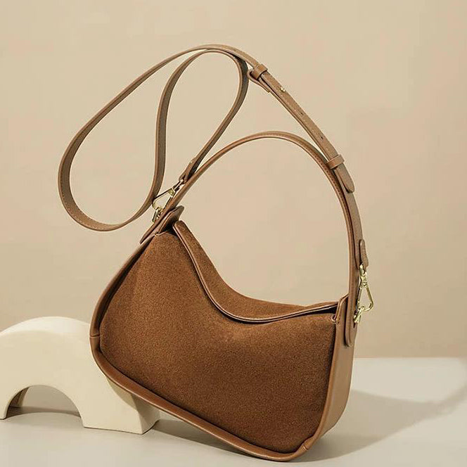 Bolso de cuero para mujer Valmio Nerissa - marrón