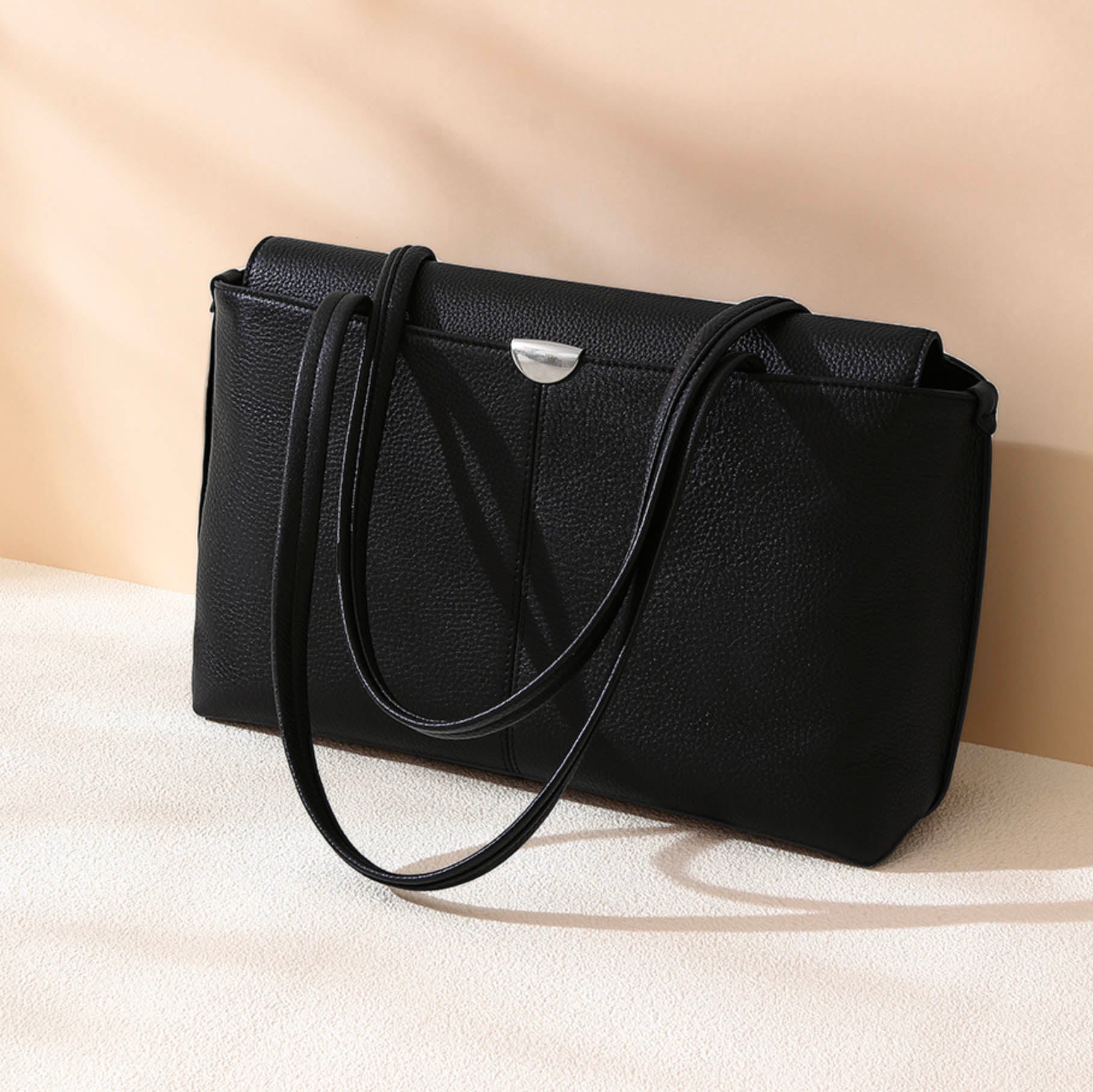 Sac à main en cuir pour femme Valmio Denora - marron