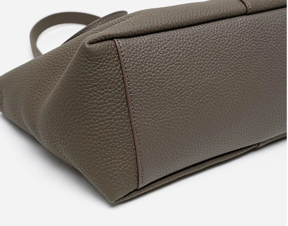 Bolso de cuero para mujer Valmio Terina - café