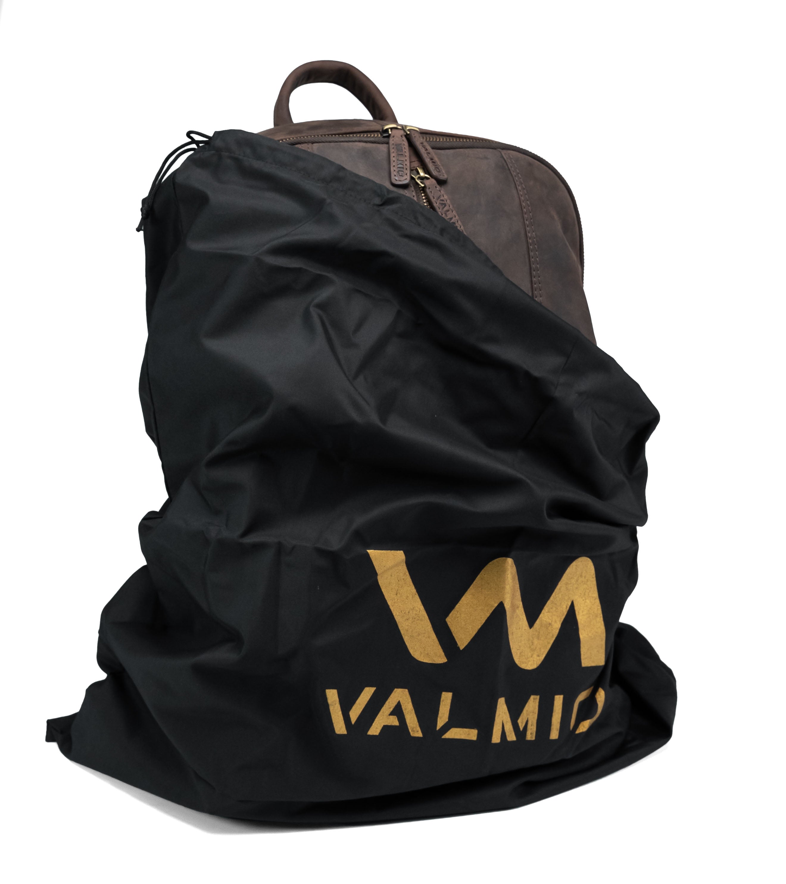 Valmio Gale Lederrucksack Braun