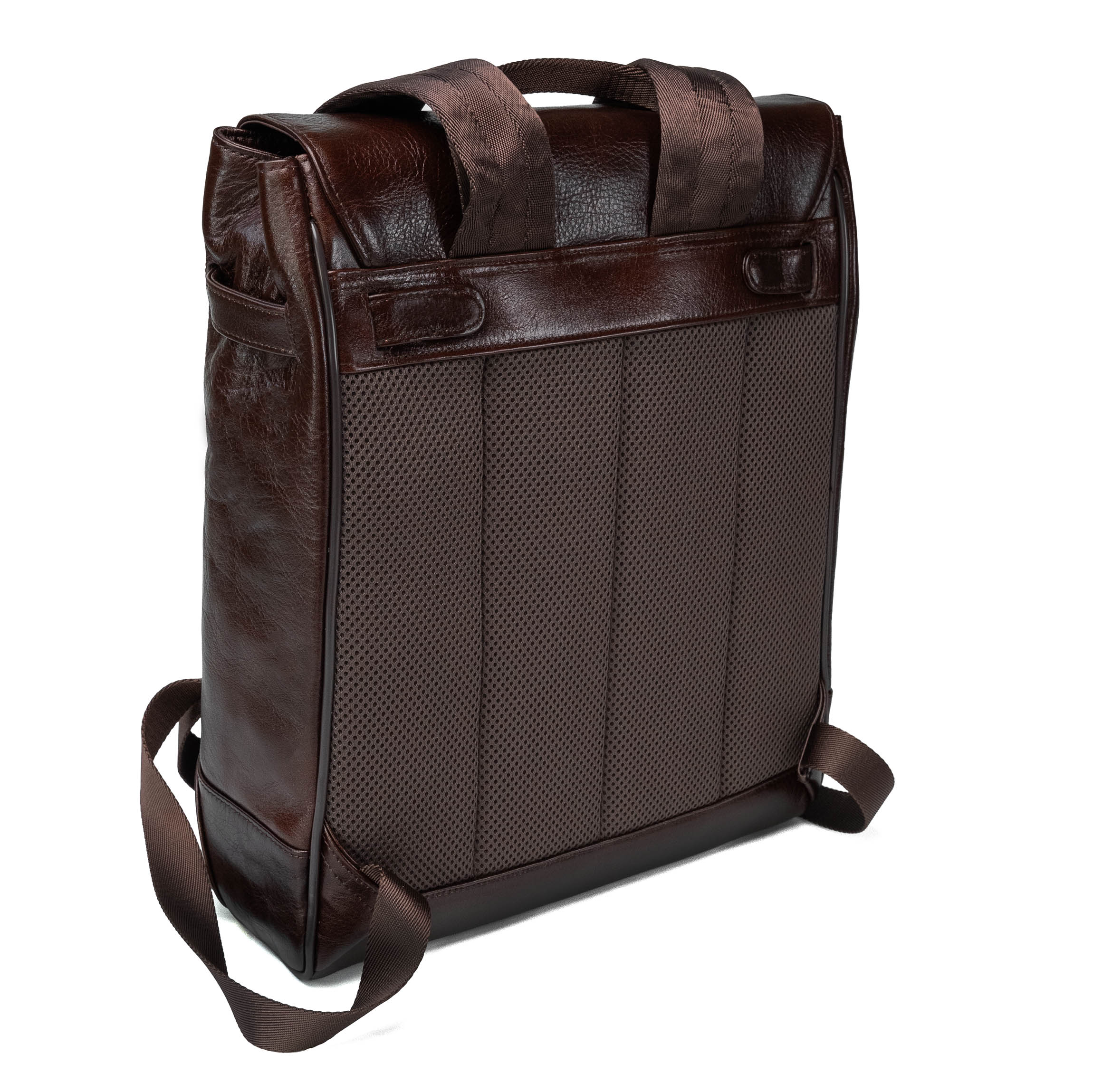 Syren brauner Leder-Rucksack