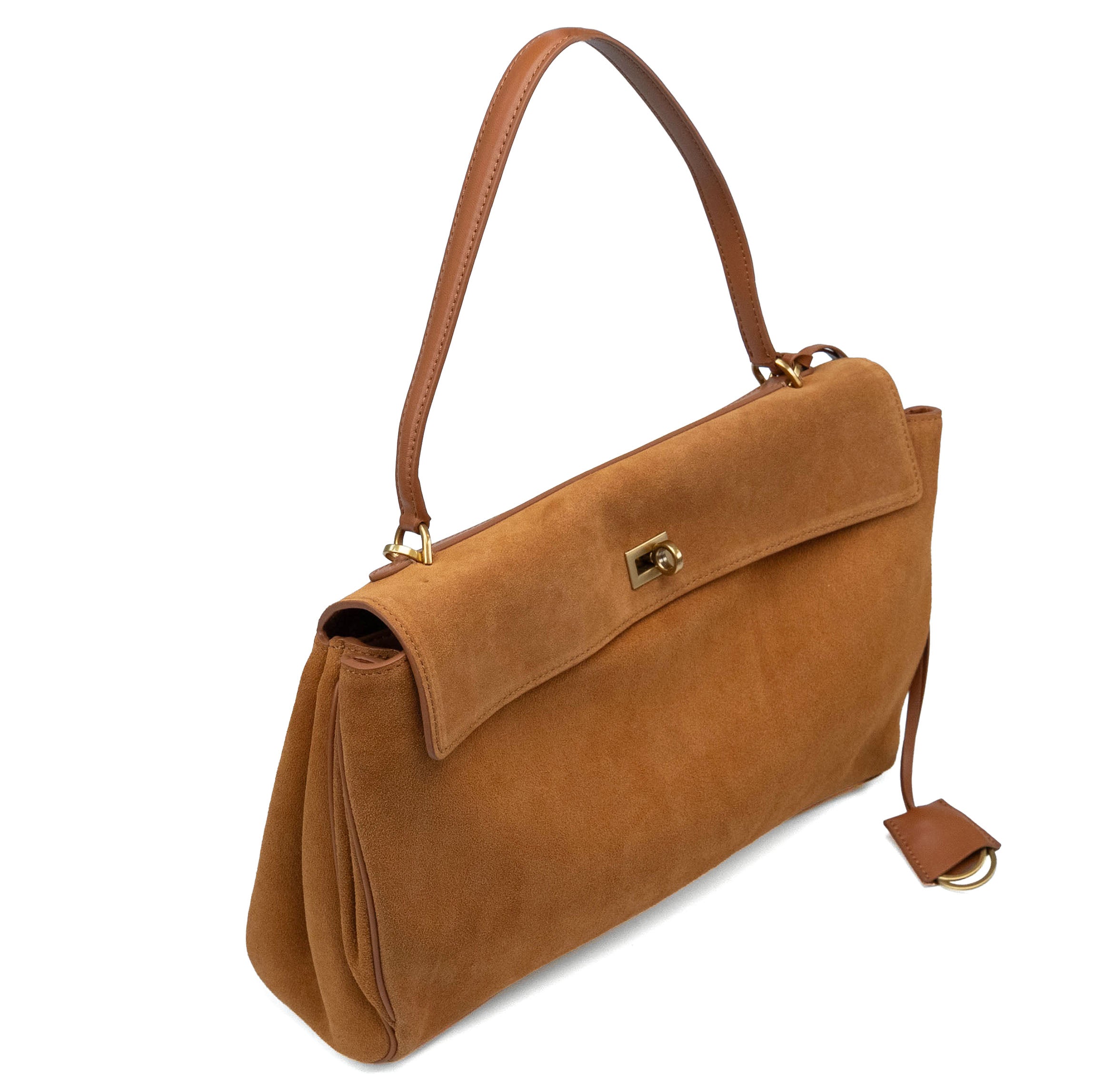 Valmio Lirena Leder Damenhandtasche - Hellbraun
