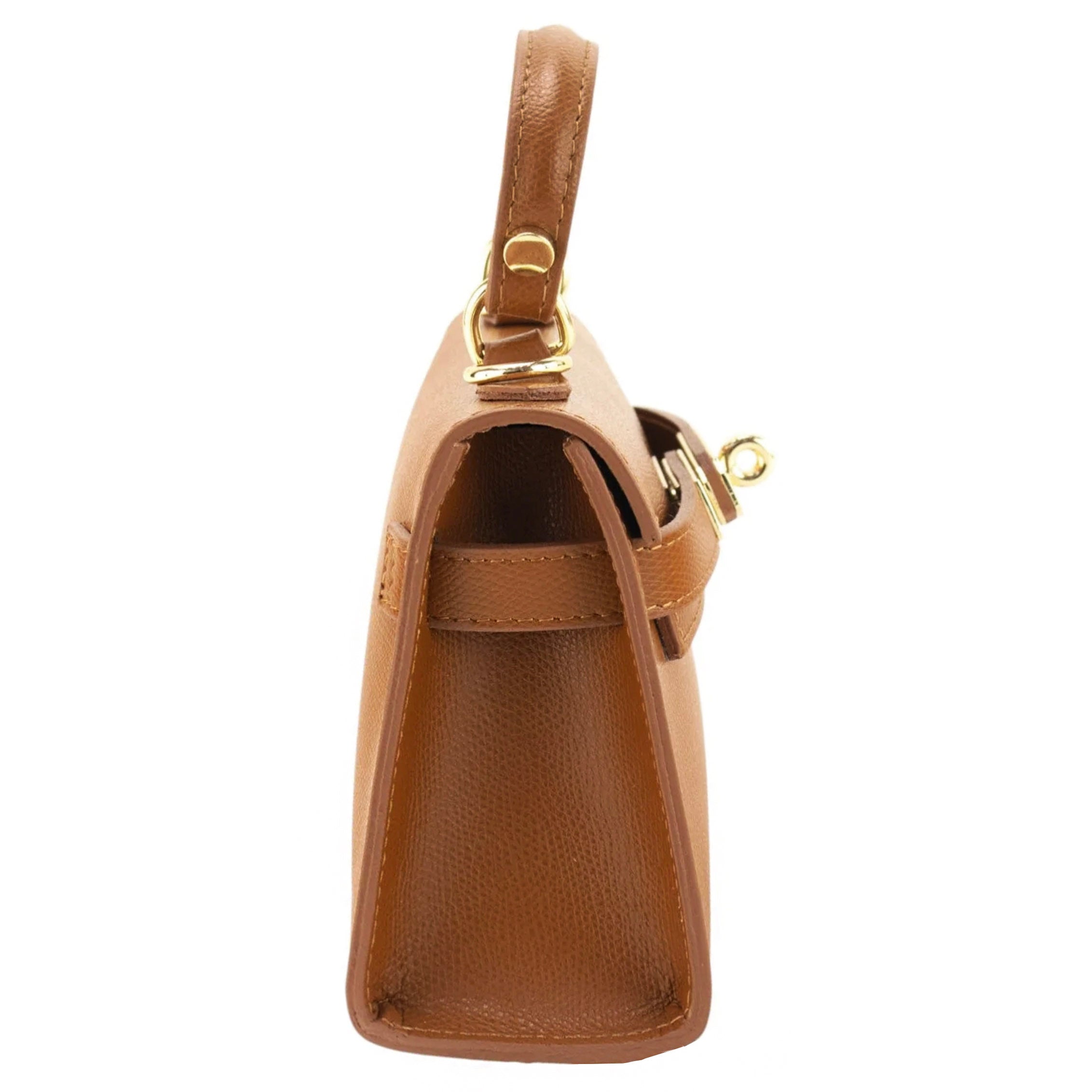 Leren damestas LUKA 24-002 KAMEEL