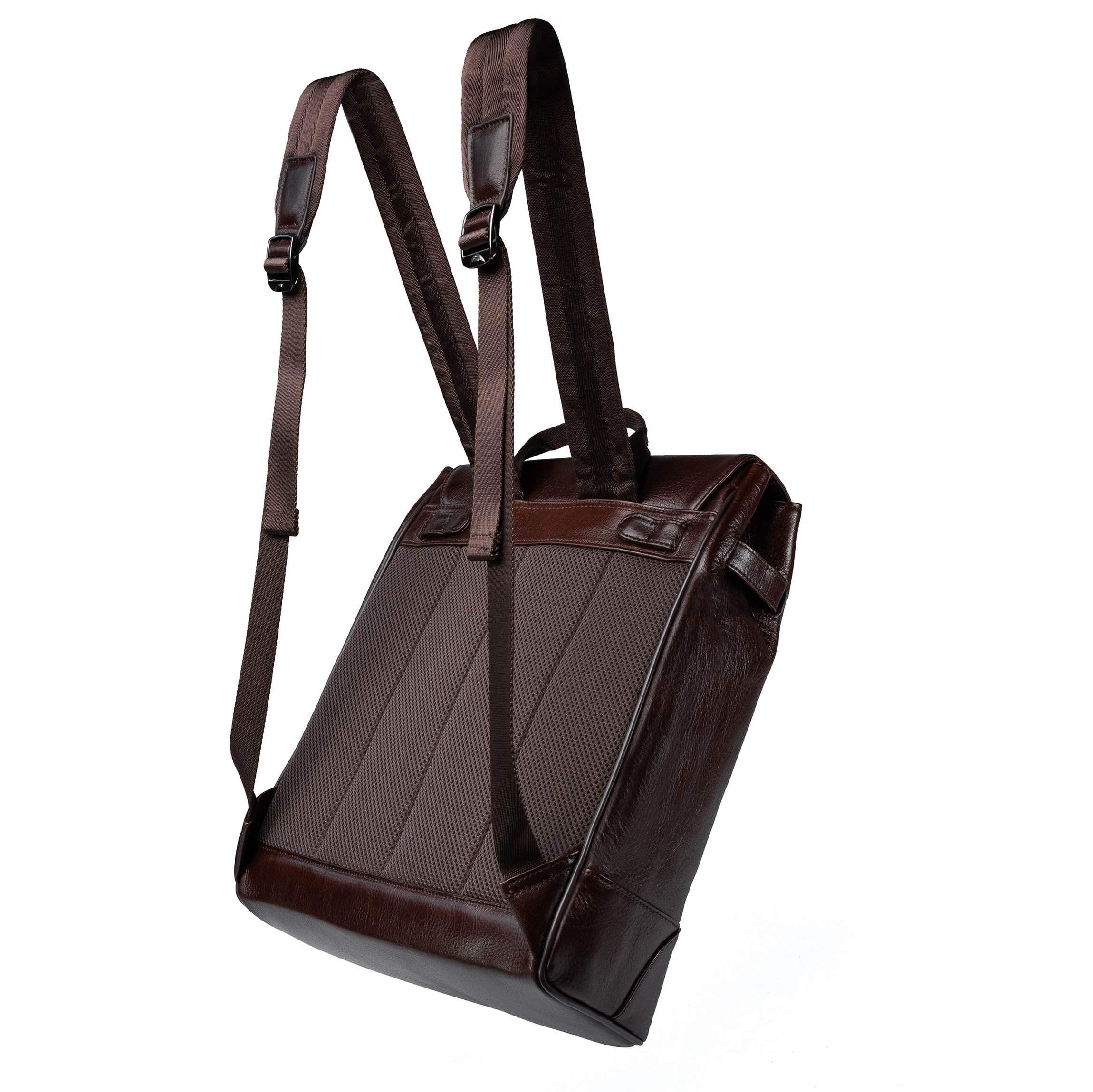 Syren brauner Leder-Rucksack