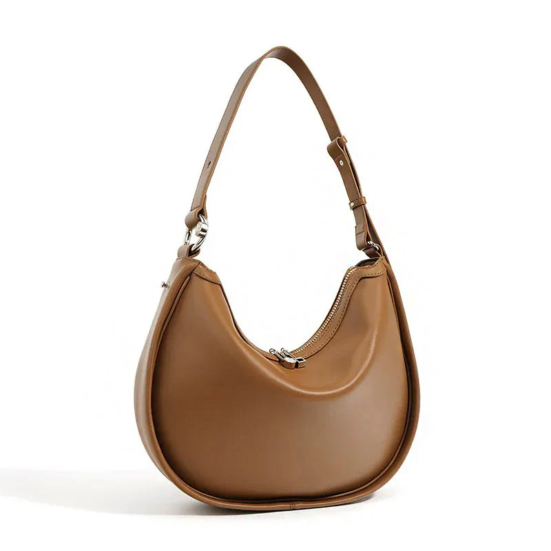 Valmio Lorina Leather Women's Bag - Dark Brown