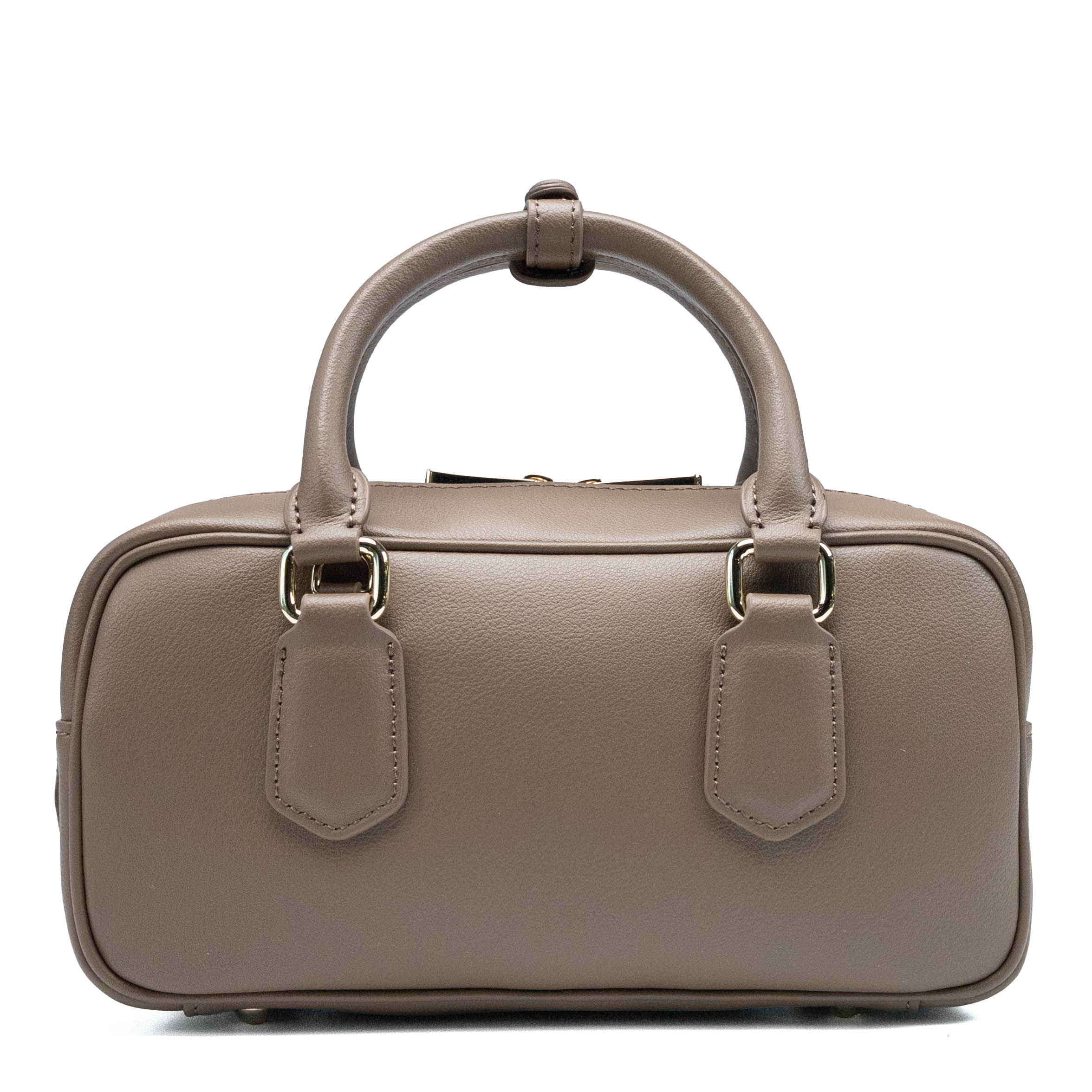 Valmio Perina leather women's handbag BEIGE